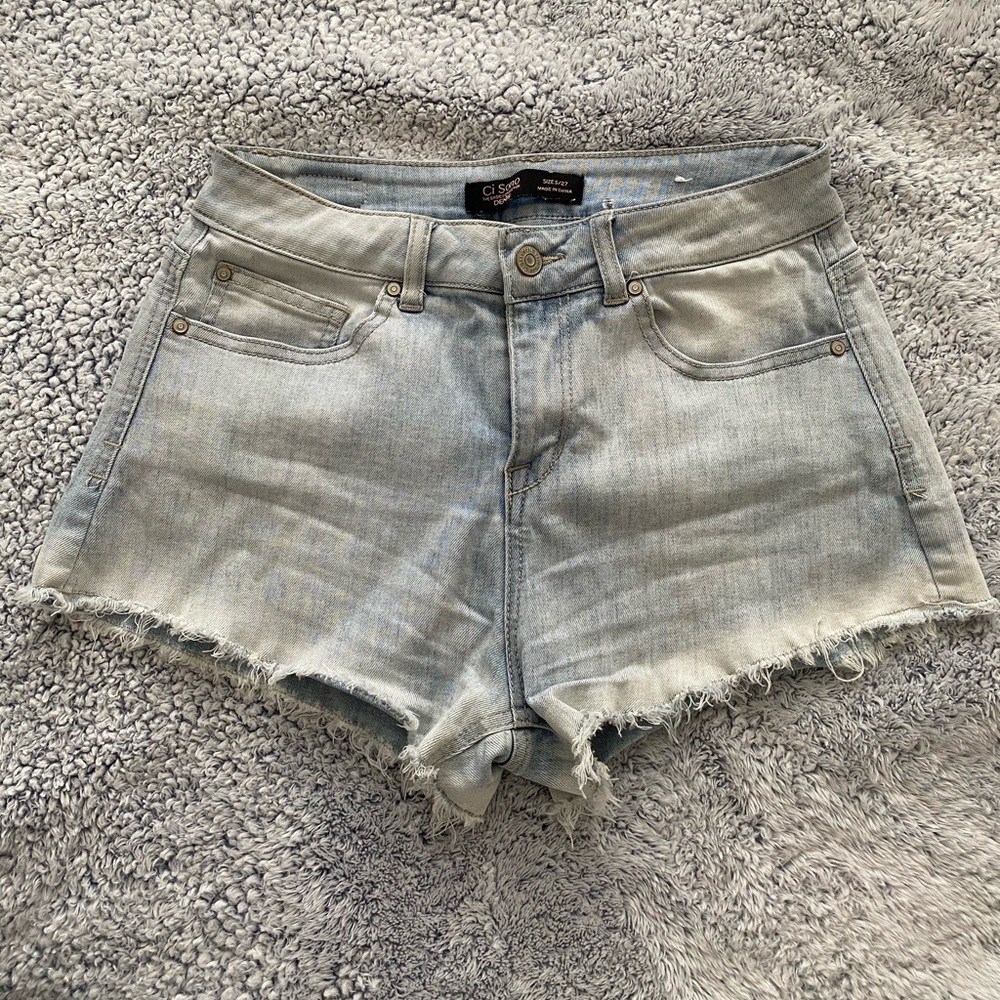 Ci Sono distressed denim shorts